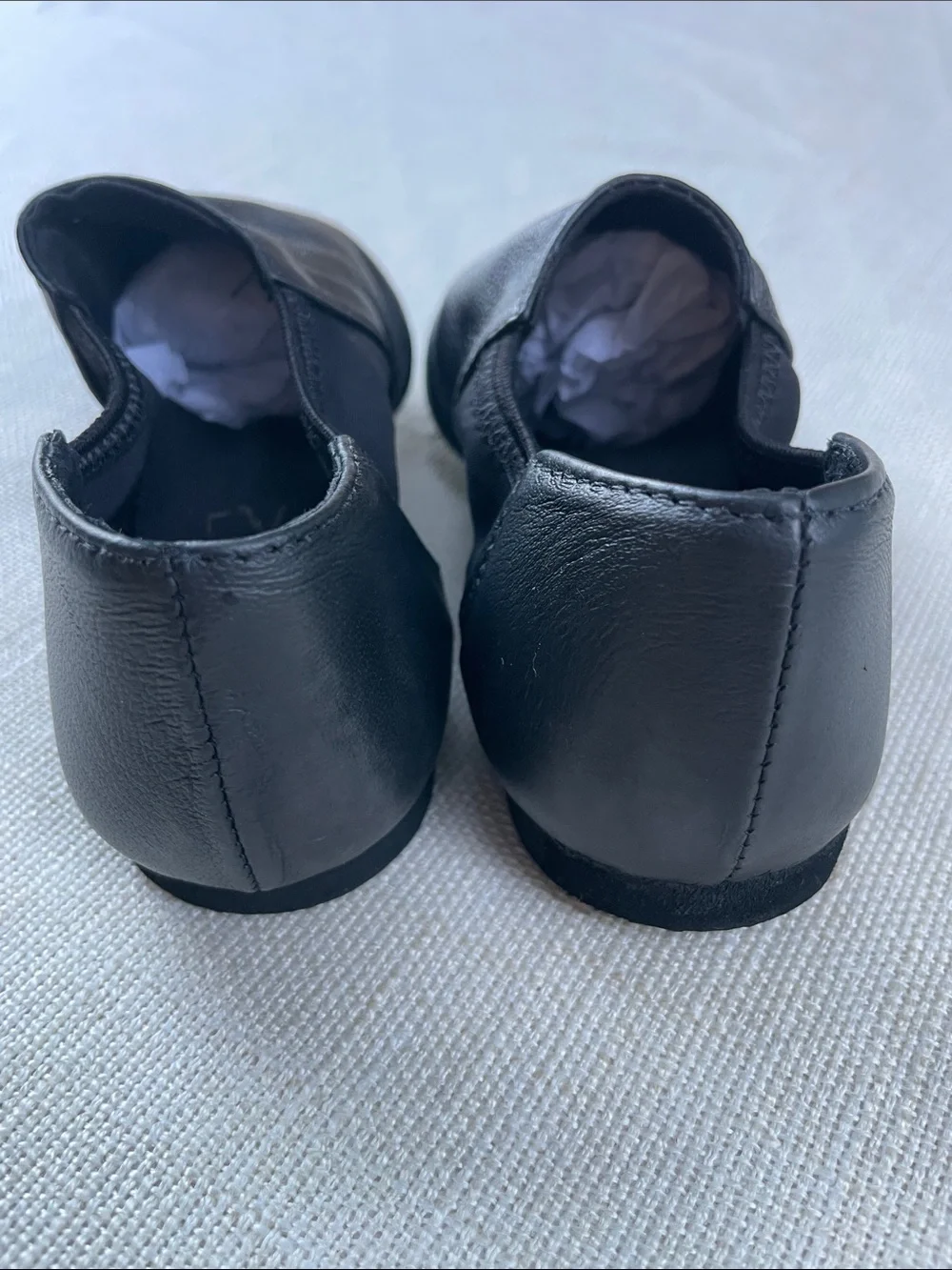 Kids Black Leather Jazz Dance Shoes 13M